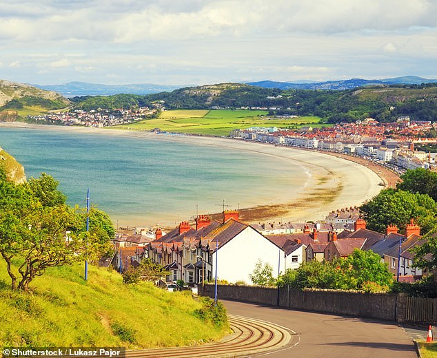 Heaven: Residents (and tourists) cannot complain about the banking industry's support for Llandudno