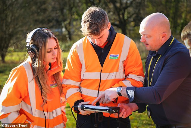 New work: Severn Trent said the 'record' £12.9billion investment programme would create up to 7,000 jobs across the Midlands