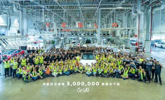 Tesla's 5-Millionth-Production Milestone Draws Praise From Elon Musk: 'Congratulations ... That's A Lot Of Cars'