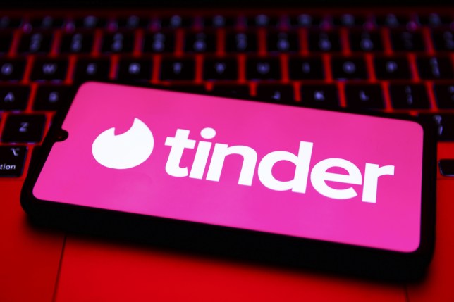 Mandatory Credit: Photo by Beata Zawrzel/NurPhoto/REX/Shutterstock (13761650s) Tinder logo is displayed on a mobile phone screen for illustration photo. Krakow, Poland on February 9, 2023. Big Tech Logos, Krak?w, Poland - 09 Feb 2023