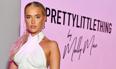 Molly-Mae Hague attends the launch party of Molly Mae’s Pretty Little Thing collection at Novikov on August 26, 2021.