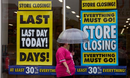 The final day of trading at Wilko in Brownhills