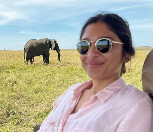 Sonya has even checked emails while on safari in Kenya