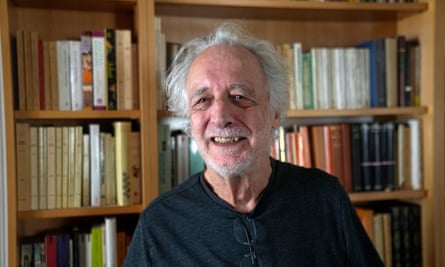 French scientist Pierre Agostini in his apartment