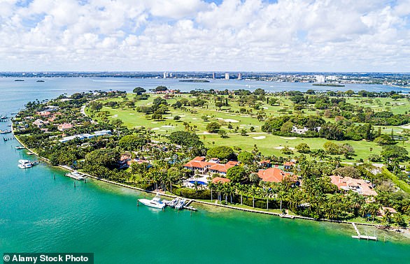 Gilinski and his wife own properties around the world including on the affluent island of Indian Creek in Florida, nicknamed the ‘billionaire bunker’