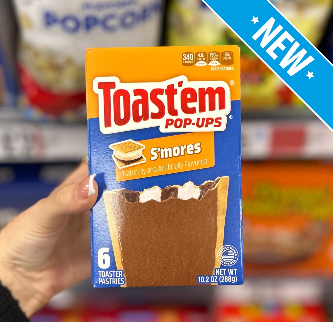 Toast'ems flavours include s'mores, blending marshmallow and chocolate