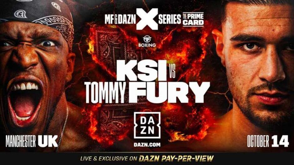 DAZN KSI vs Tommy Fury