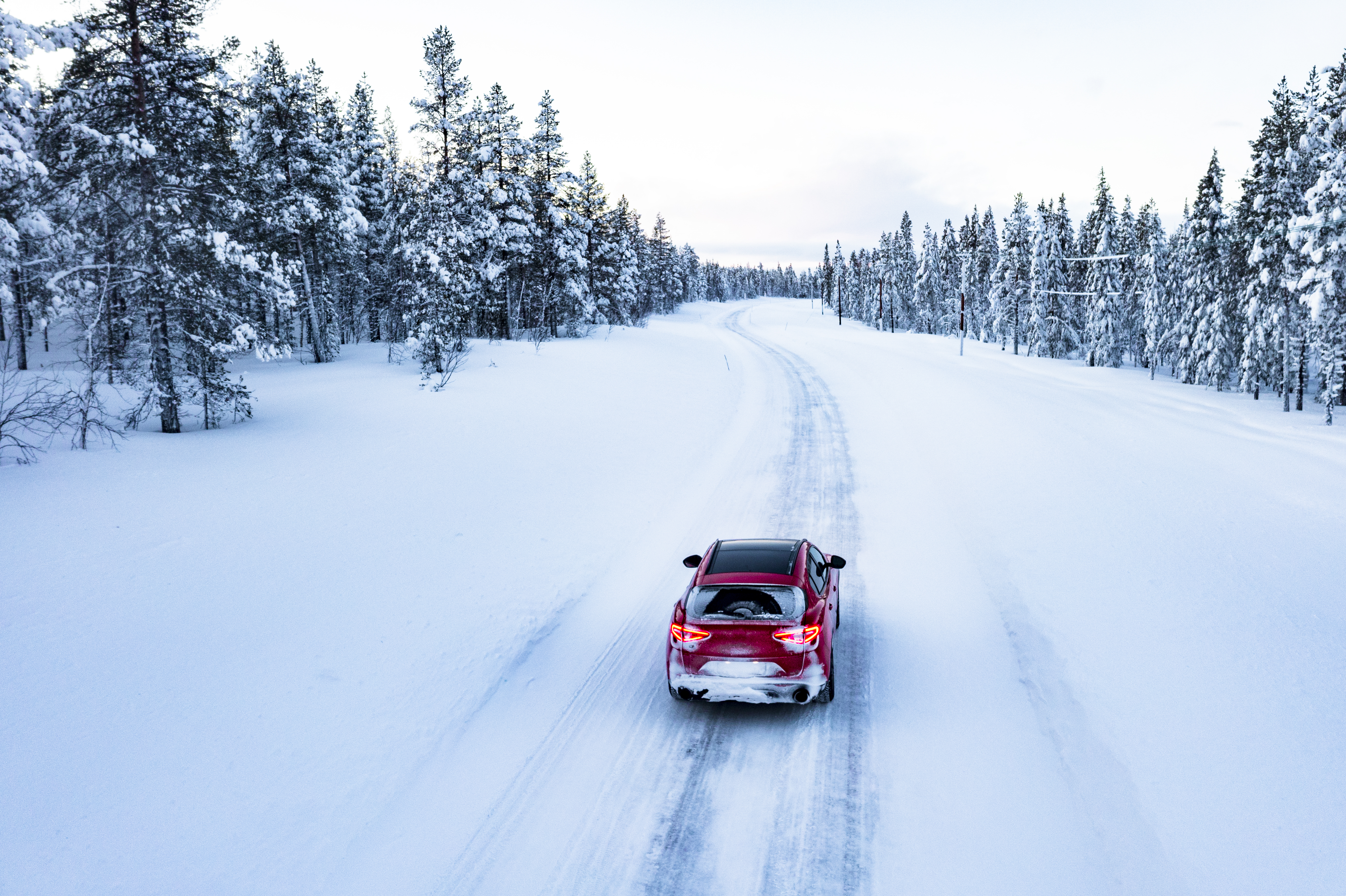 Ensuring your brakes are working properly and you have the correct tyres on is crucial for driving in wintry conditions