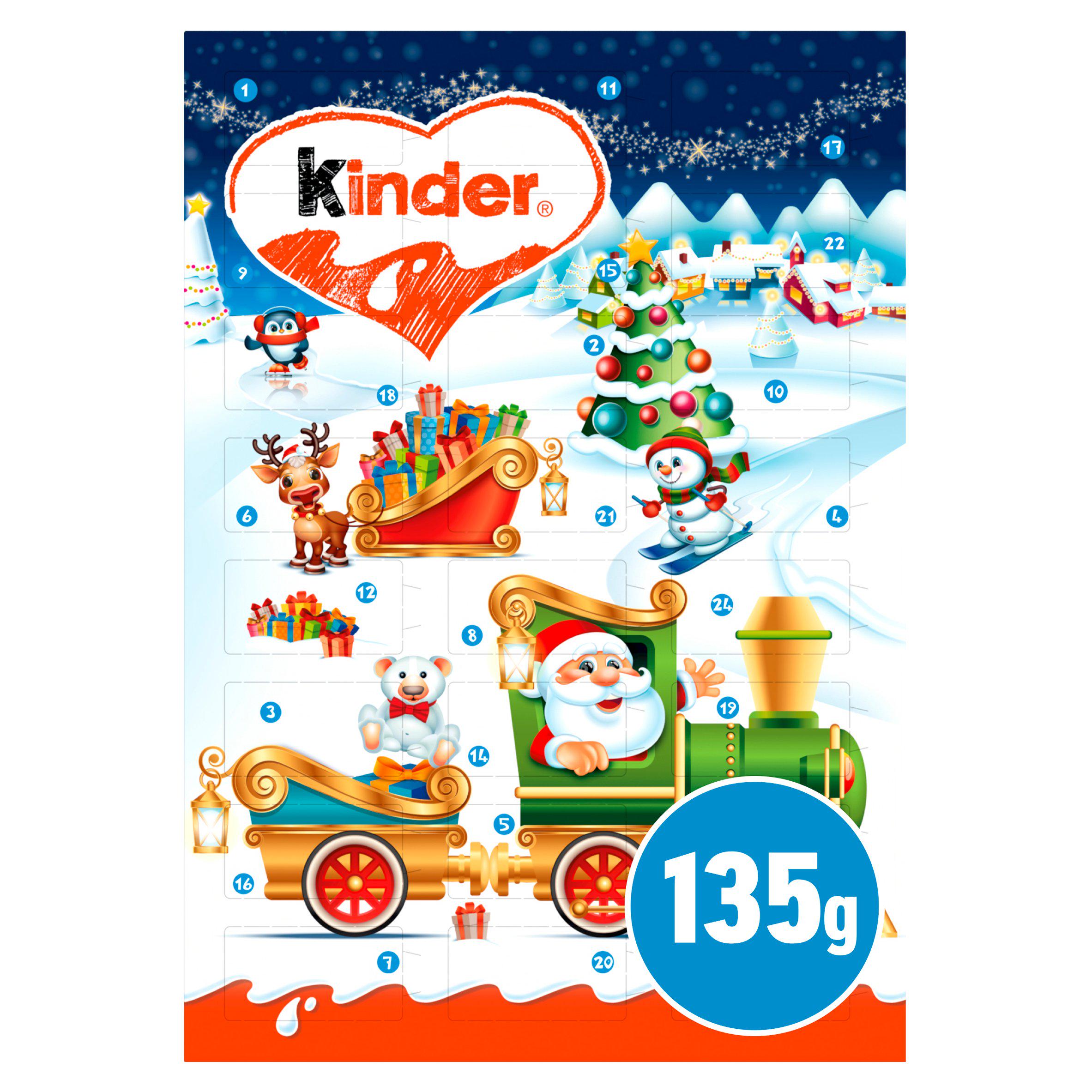 Kinder has brought back its milk chocolate advent calendar