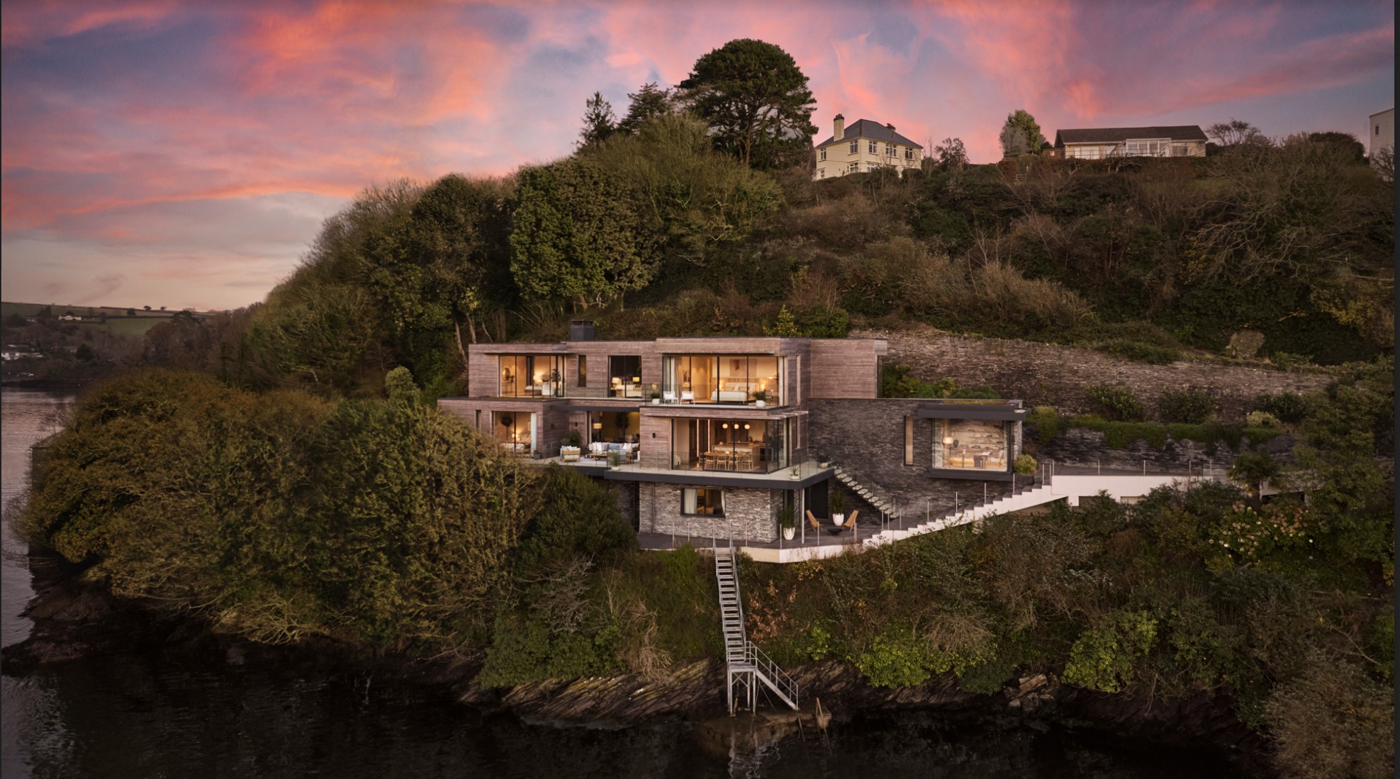 The grandmother had landed the £4.5million waterfront home in Cornwall
