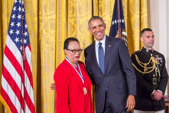 Dr. Shirley Ann Jackson and Barack Omaba