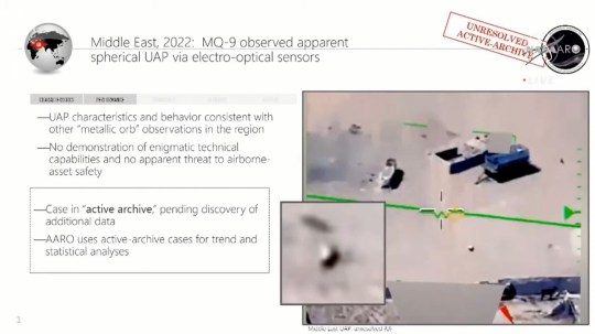 Nasa releases footage of unidentifiable 'spherical orb' UFO flying through Middle East NASA