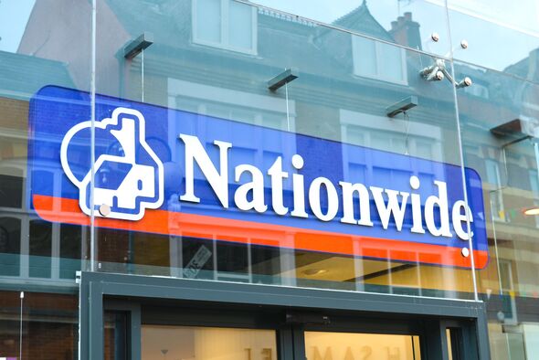 Nationwide Building Society store sign on building