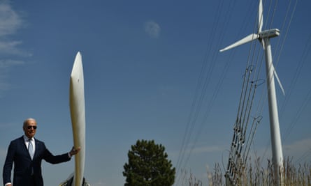 Joe Biden at the National Renewable Energy Laboratory in Arvada, Colorado, September 2021