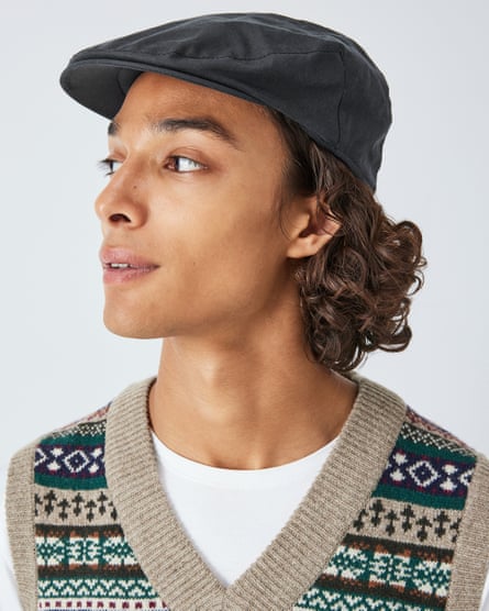 A model wearing a flat cap