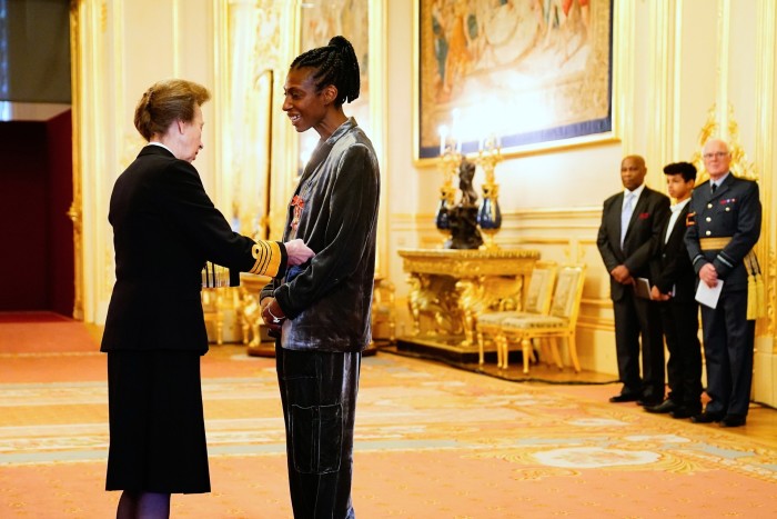 Dame Sharon White is made a Dame Commander of the British Empire by Princess Anne 