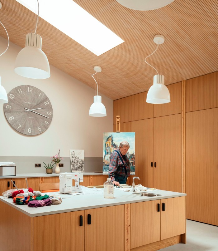 Enveloping timber construction inside the John Morden Centre