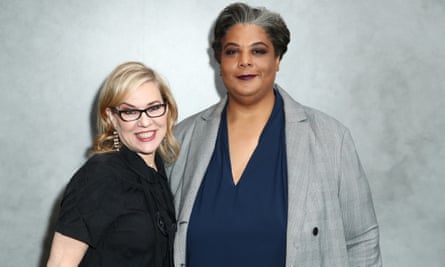 Roxane Gay with her wife Debbie Millman