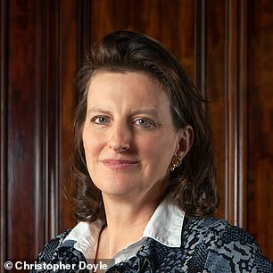 Close ties: Six members of the family – including Venetia Hoare (pictured) – are partners at the bank