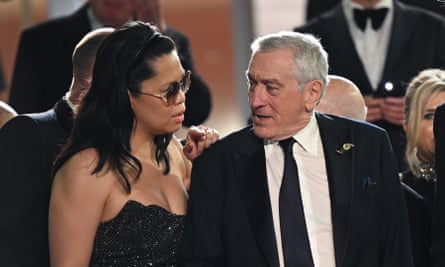 Robert De Niro and partner Tiffany Chen. 