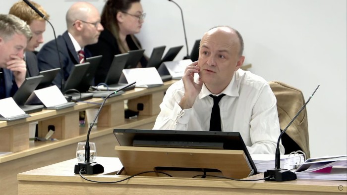 Dominic Cummings testifies at the inquiry