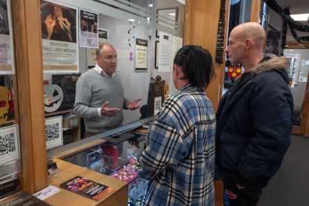 Fiona Ackrill and Anthony Forshaw are regular customers at Pickwick Pawnbrokers.