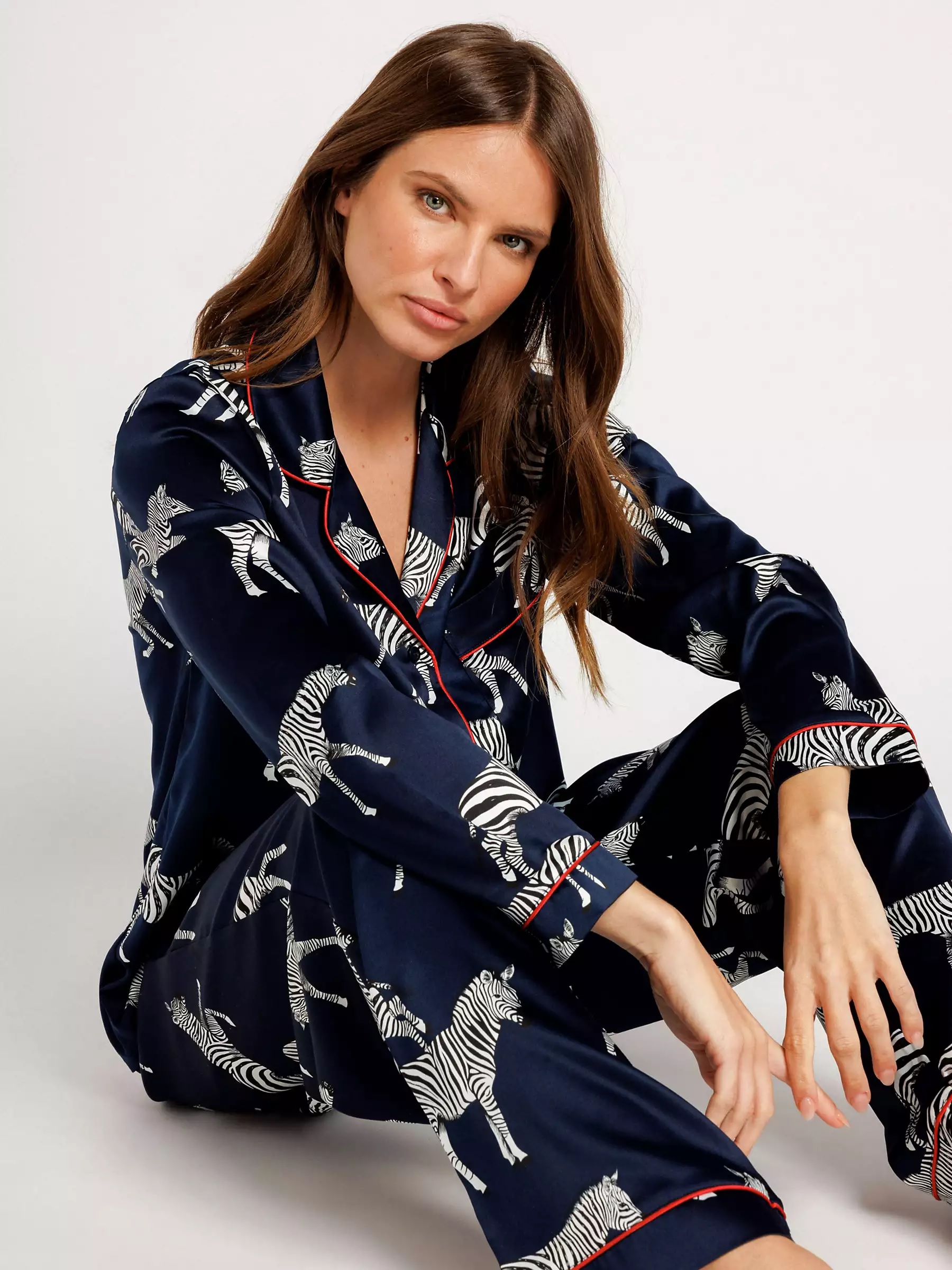 Zebra-print satin pyjamas for £55 from John Lewis