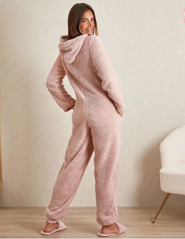 A £9 fleece onesie has been called 'an absolute must for these cold nights'