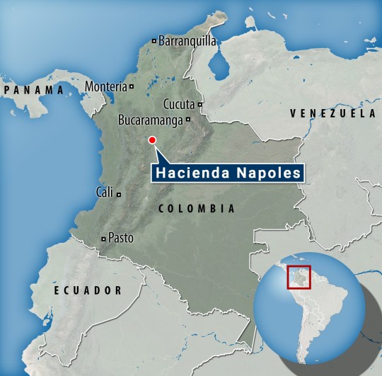 Colombia map