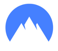 Logo of NordVPN.