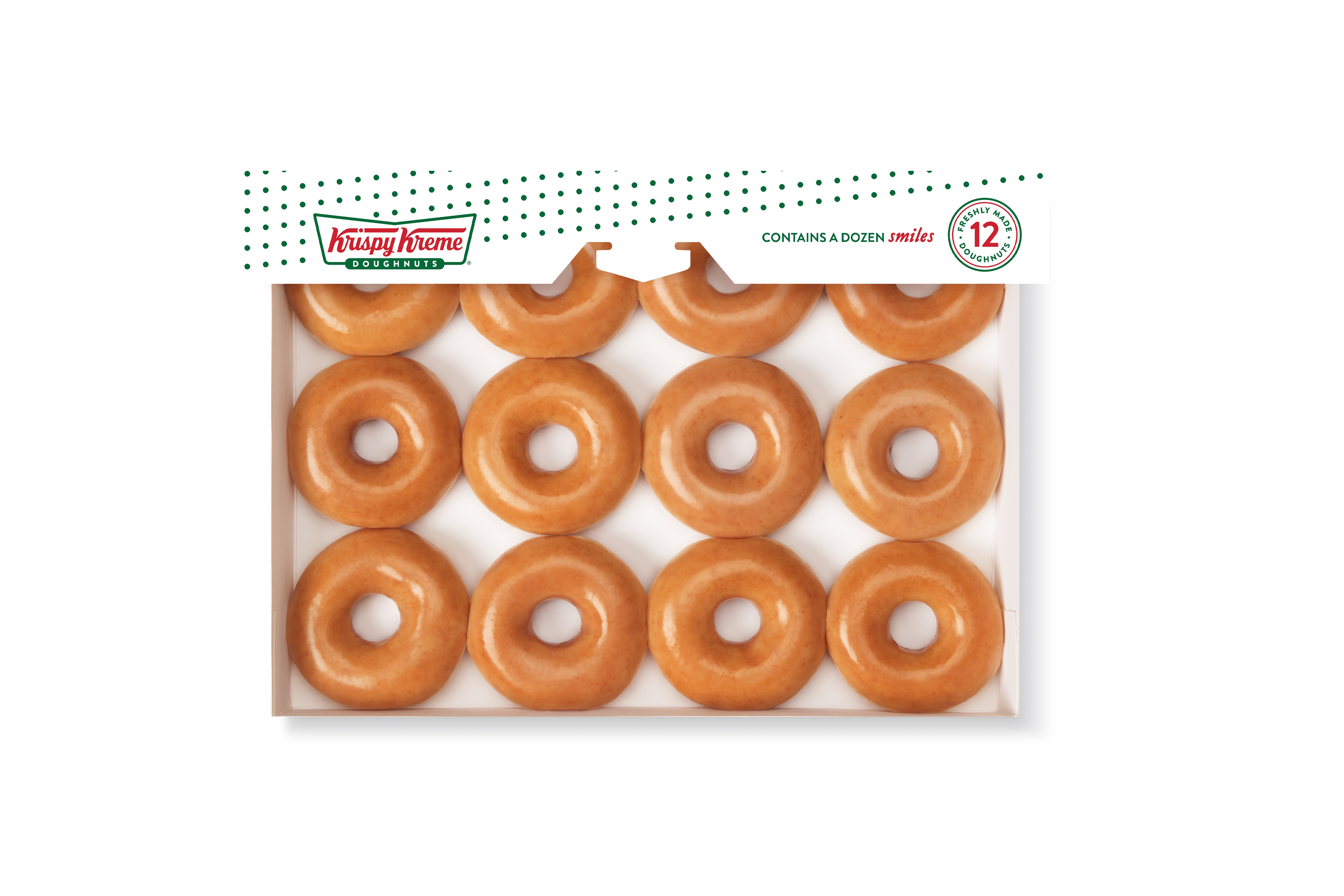 Krispy Kreme is giving away thousands of Original Glazed Dozens for World Kindness Day on Monday