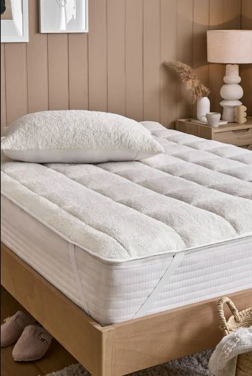 This gorgeous fleece mattress topper is just £42 at Next