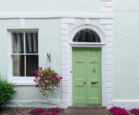 Smart front door to a house in Warwickshire 