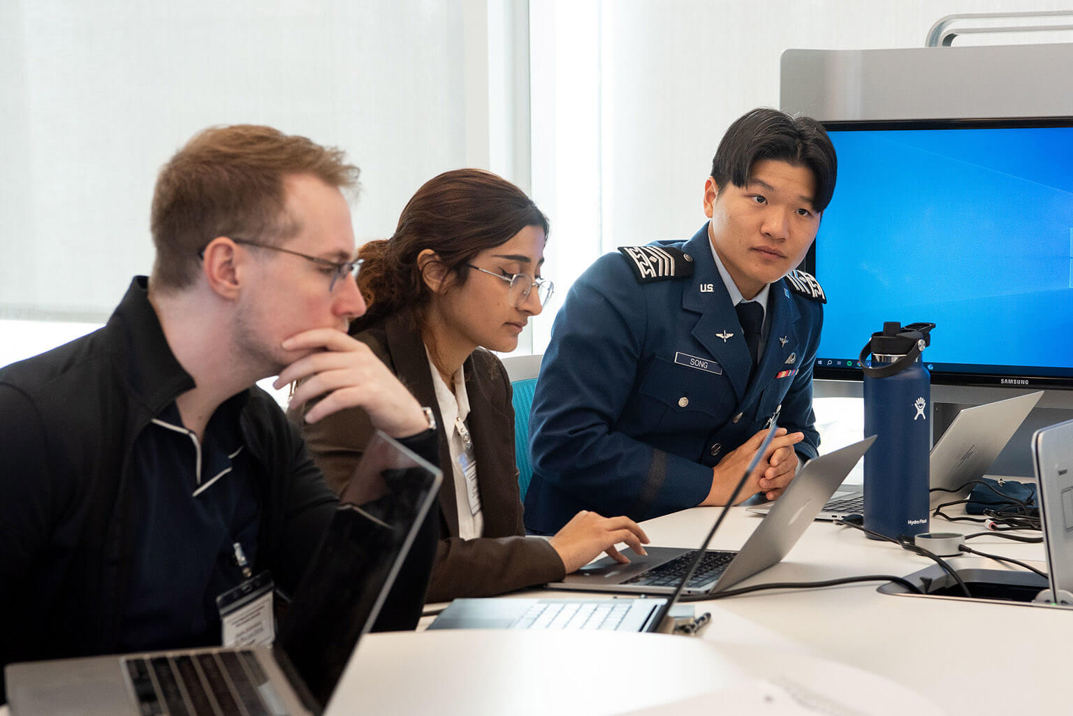 Students participate in a workshop discussion during the 65th Academy Assembly