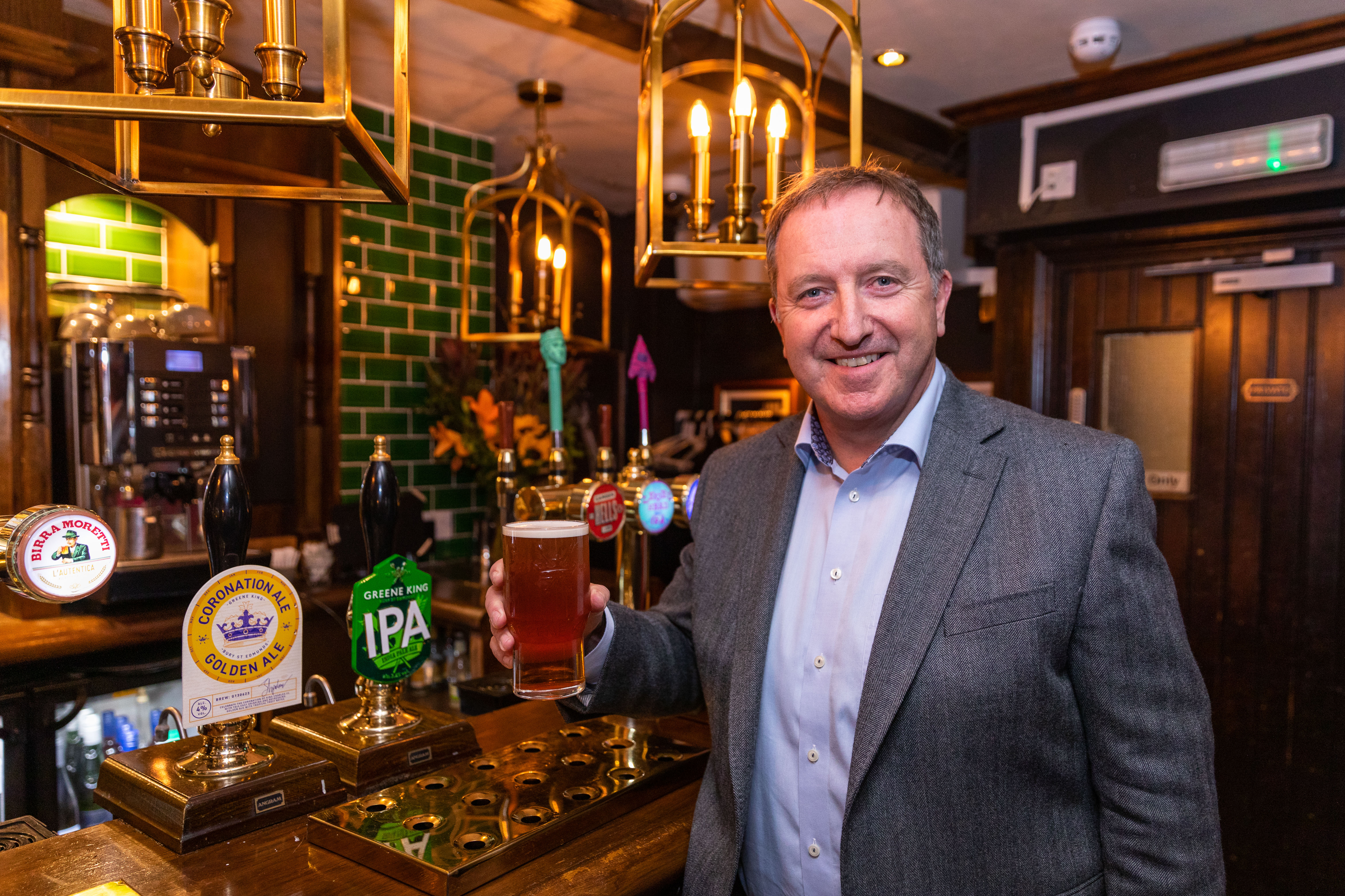 Greene King's Nick Mackenzie was relieved that Mr Hunt froze alcohol duty