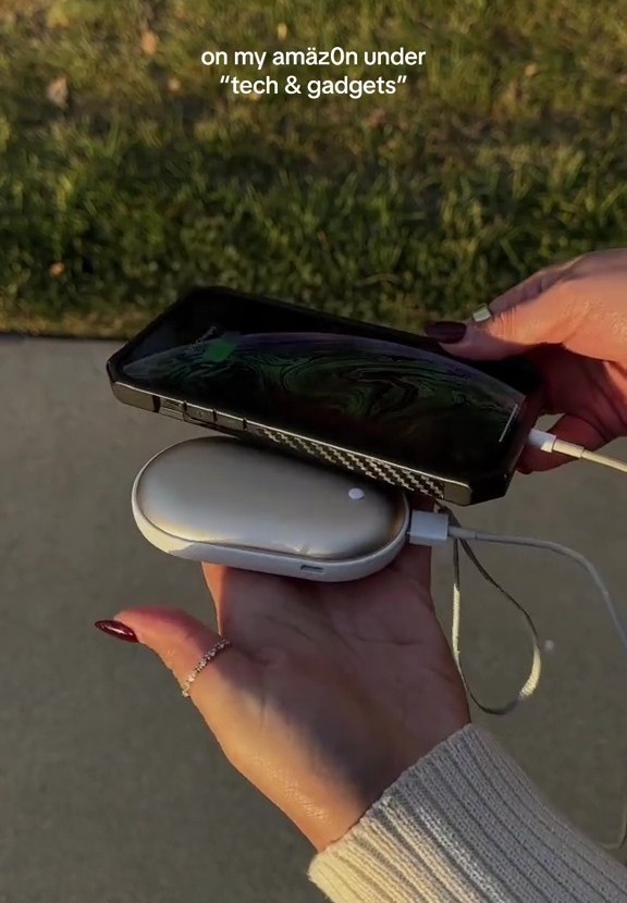 The device can also charge up your phone while you're out and about