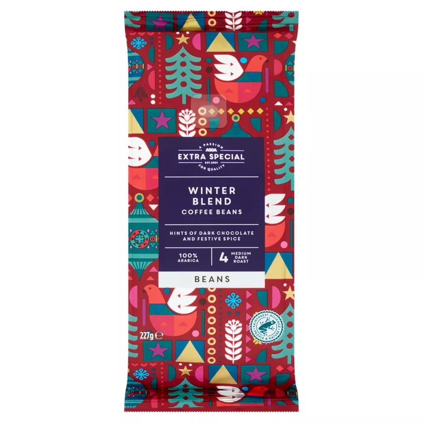 Asda’s winter blend coffee beans, £3.50