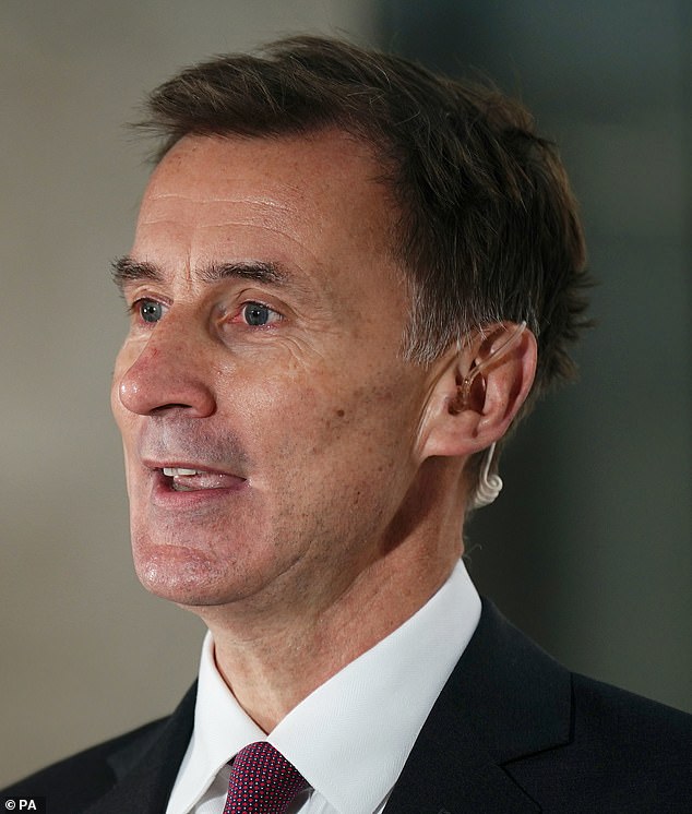 Decision time: Chancellor Jeremy Hunt