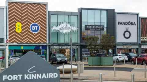 Fort Kinnaird retail park in Edinburgh