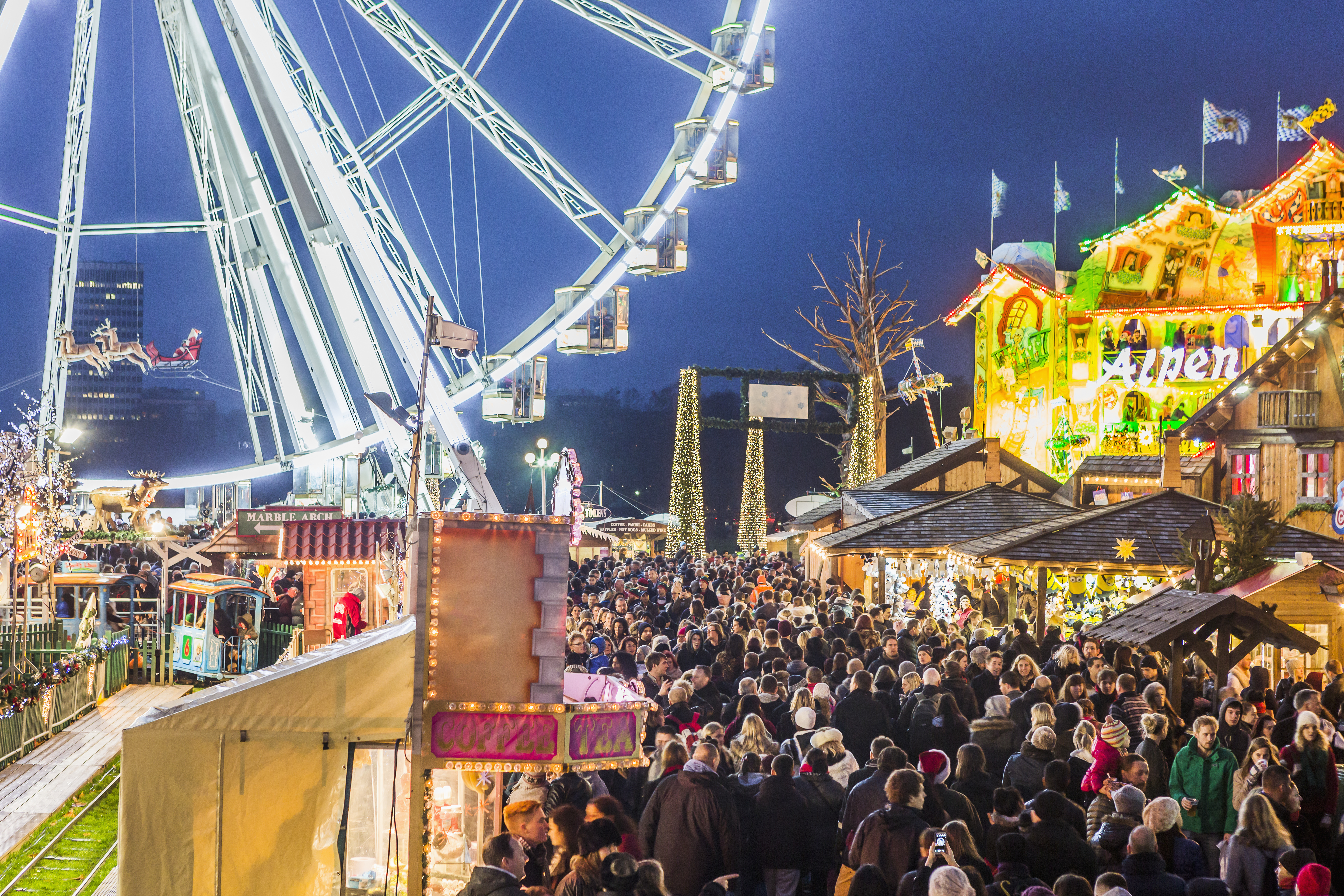 Parking at Hyde Park Winter Wonderland for three hours will set you back £33