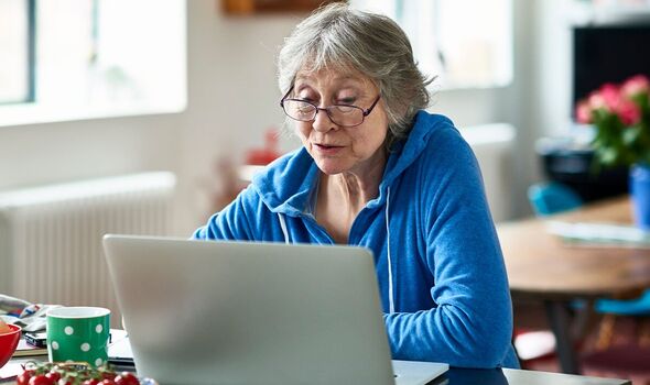 woman at laptop