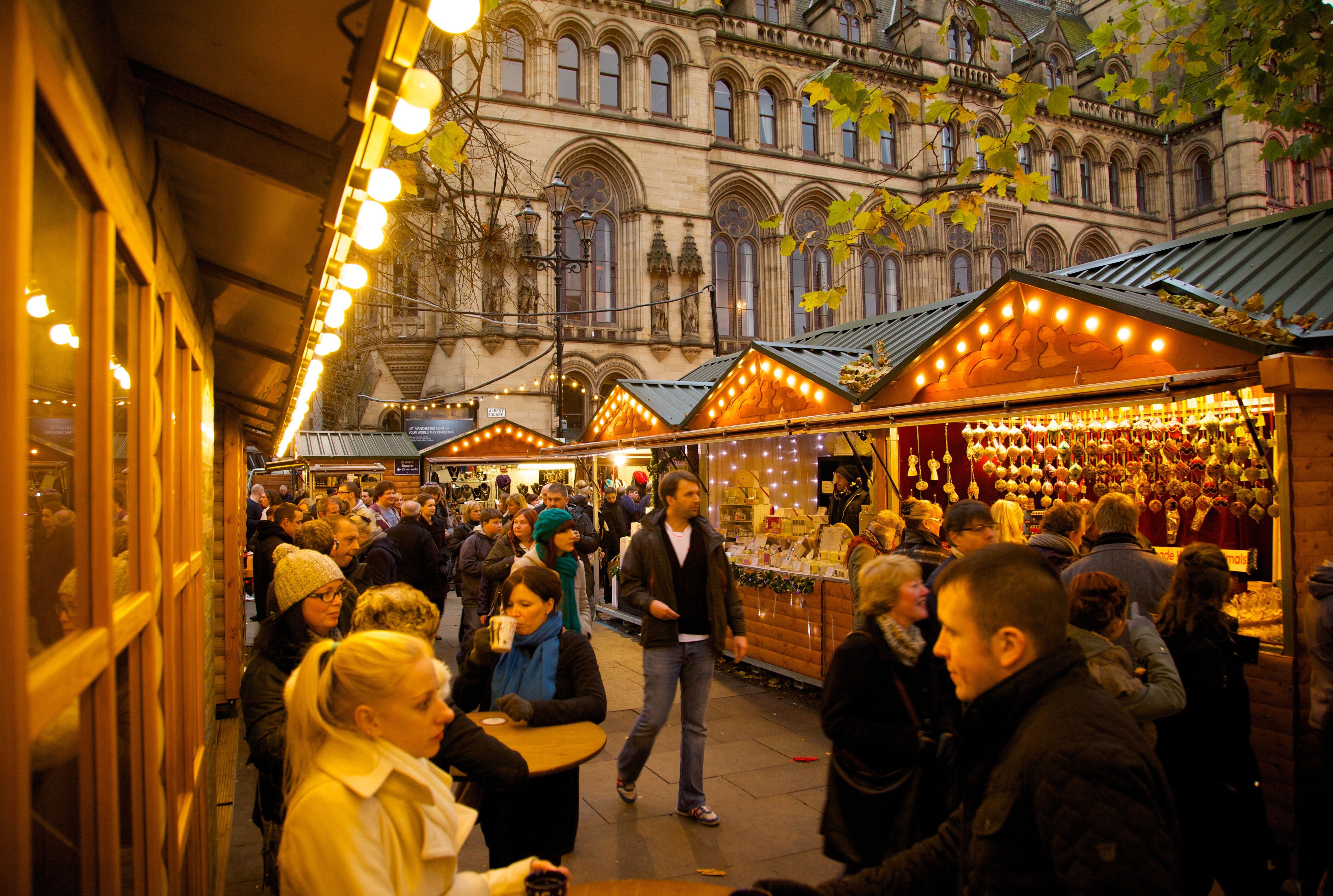 The Christmas Markets in Manchester boast hundreds of stalls (stock)