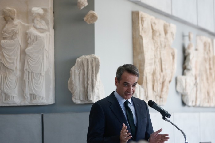 Greek Prime Minister Kyriakos Mitsotakis