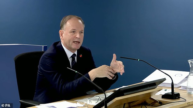 In a witness statement, Lord Simon Stevens, the former chief executive officer, said the comments were made during a February 2020 planning meeting