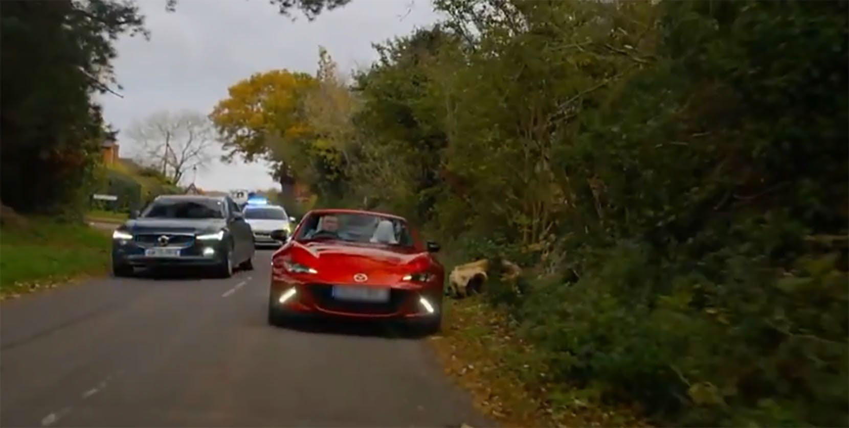 This is the moment the Wheeler Dealers host was pulled over by cops