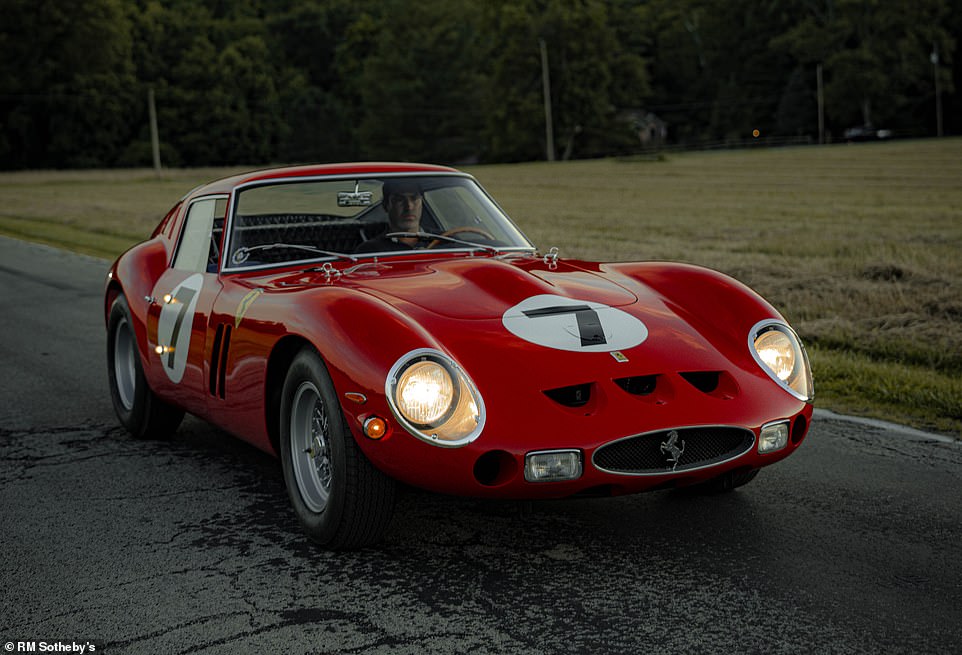 The most expensive Ferrari to ever sell at auction: This spectacular 1962 330LM/250 GTO - widely considered the rarest example of Ferrari's most celebrated and sought-after classic car - set the new record at an RM Sotheby's art sale on Monday 13 November, selling for a whopping $51.7million (roughly £42.1million)