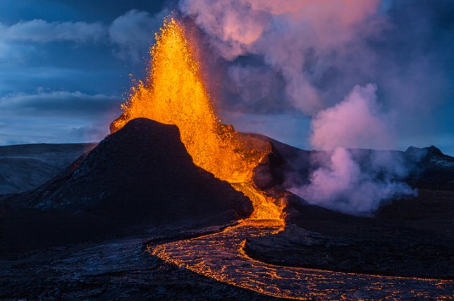 The Fagradalsfjall volcano