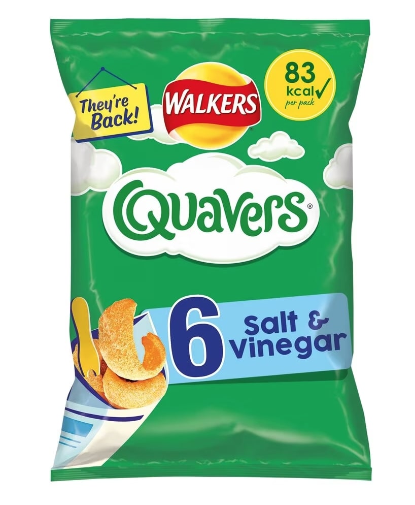 Salt & vinegar flavour Quavers will once again disappear from shelves