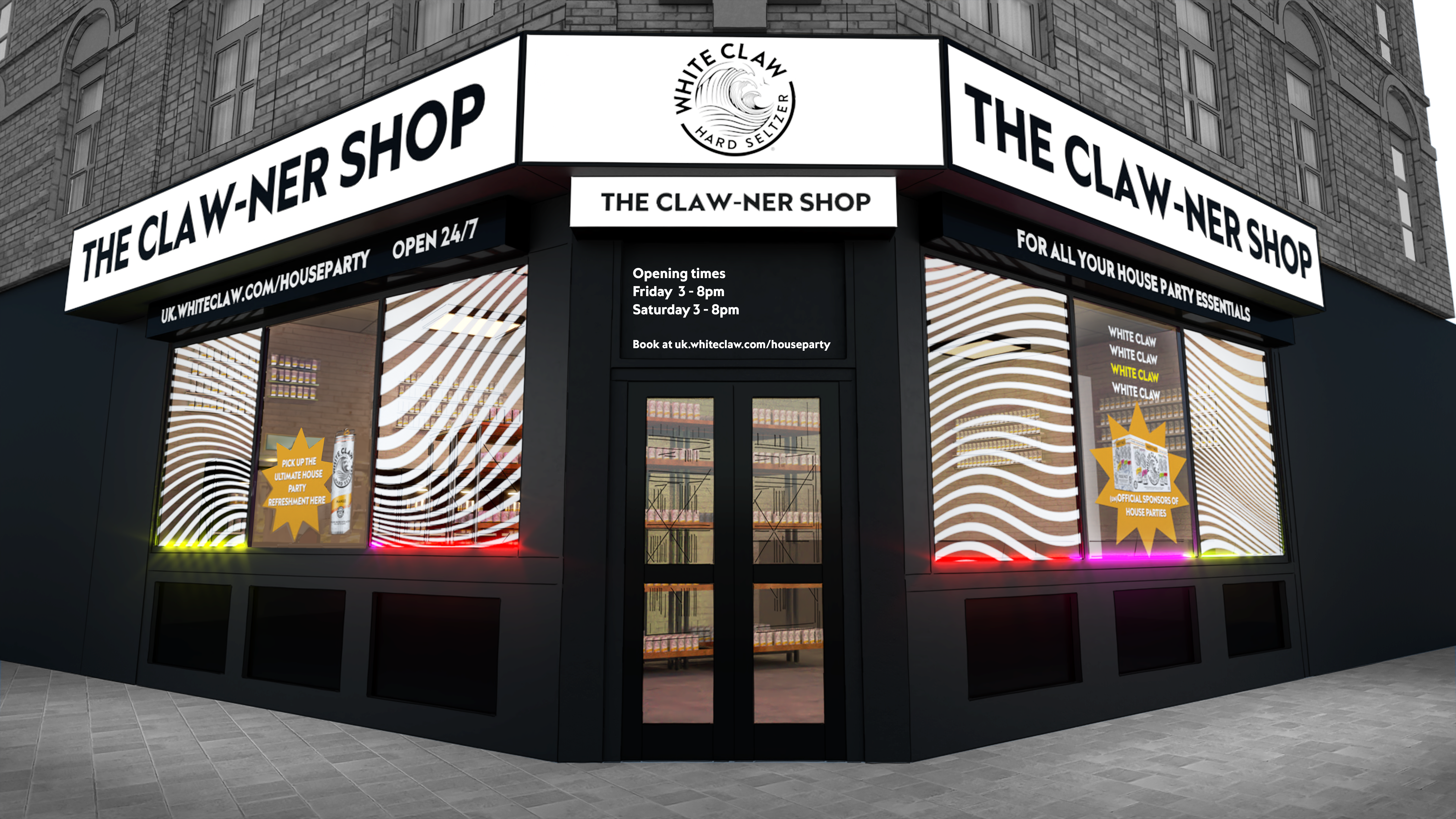 White claw is hosting a pop up in London