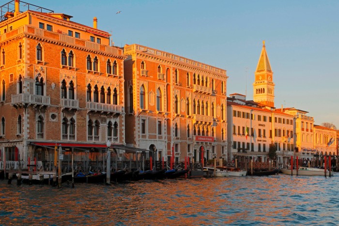 The Palazzo Bauer hotel on Venice’s Grand Canal